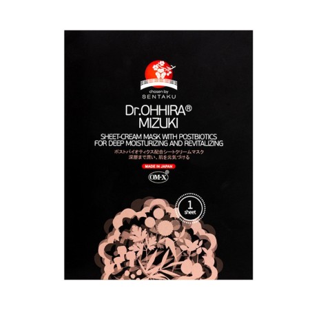 Dr.Ohhira® masca de fata tip servetel MIZUKI cu probiotice, (1 buc)