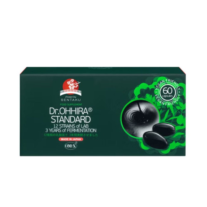 Dr.Ohhira® Standard probiotice fermentate 3 ani cu OM-X®, 60 capsule