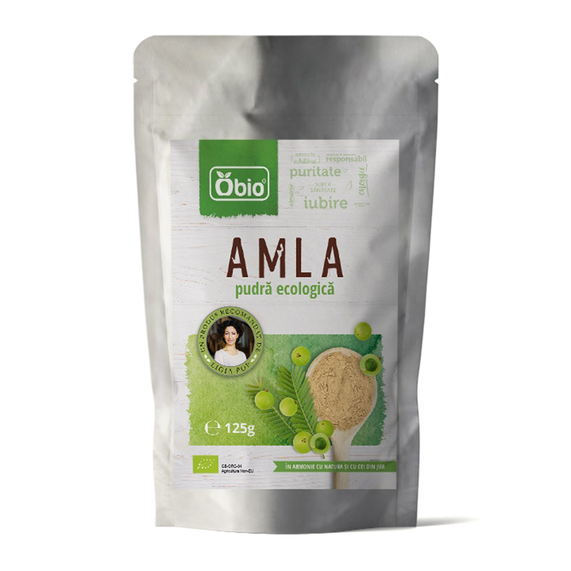 Amla pulbere eco (125 grame), Obio