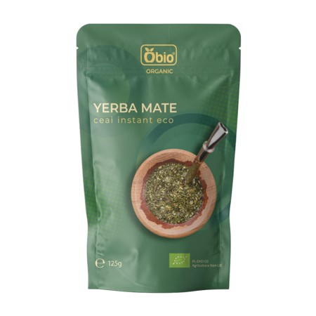 Ceai yerba mate instant bio (125 grame), Obio