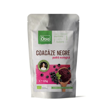 Coacaze negre pudra eco (125 grame), Obio