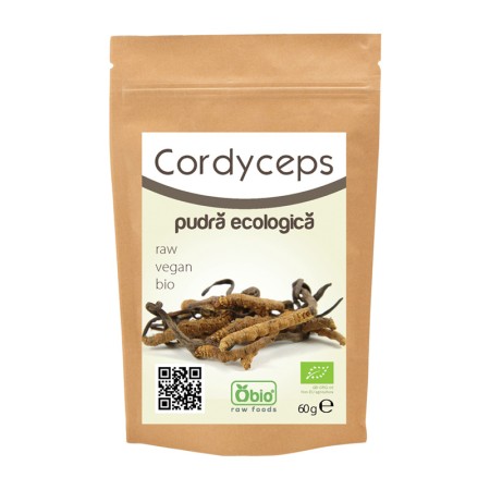 Cordyceps pulbere eco (60 grame), Obio