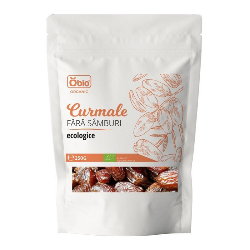 Curmale fara samburi bio (250 grame), Obio