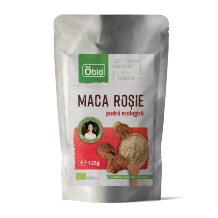 Maca rosie pudra eco (125 grame), Obio