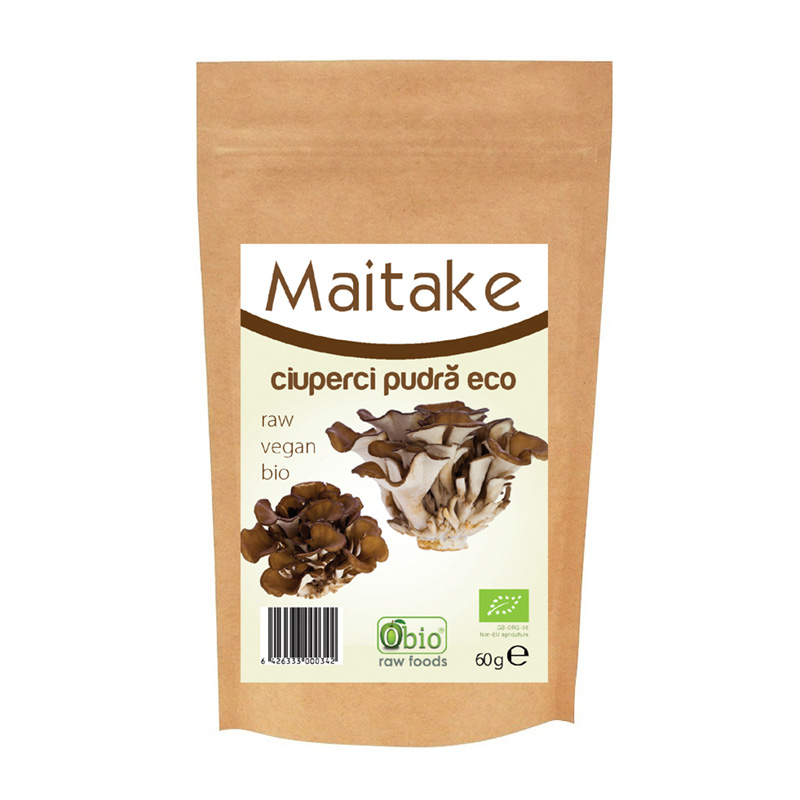 Maitake pulbere eco (60 grame), Obio