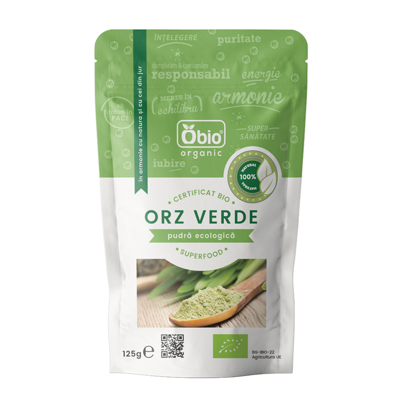 Orz verde pulbere eco (125 grame), Obio
