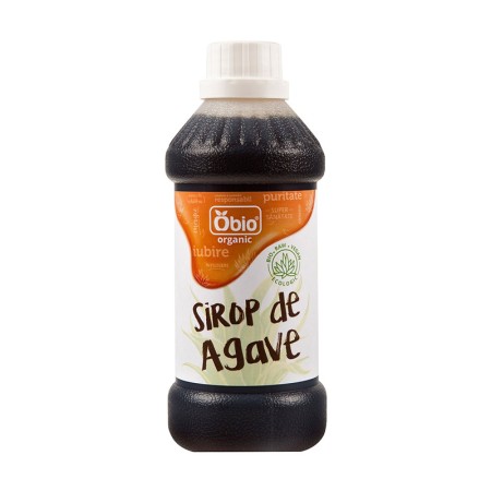 Sirop de agave dark raw eco (500 ml), Obio