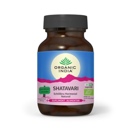Shatavari - echilibru hormonal (60 capsule), Organic India