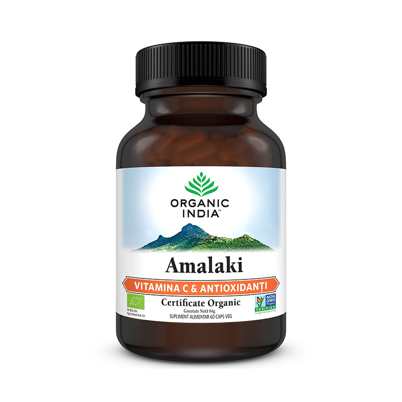 Amalaki - Vitamina C si antioxidanti naturali (60 capsule), Organic India