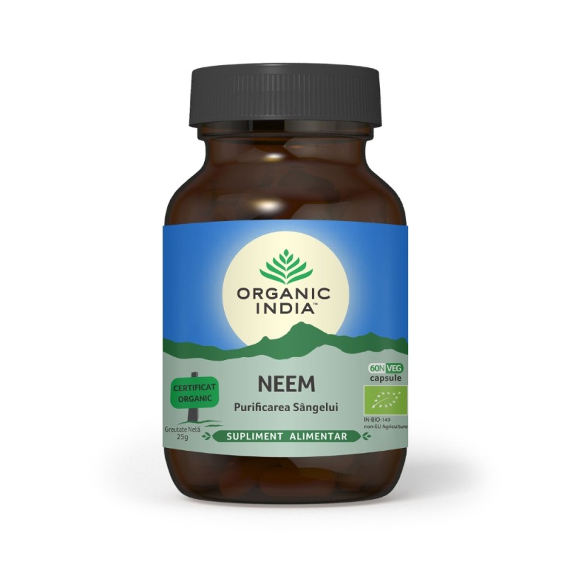 Neem - antibiotic natural (60 capsule), Organic India