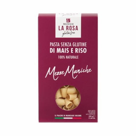Mezze maniche fara gluten (500 grame), Pastificio la Rosa