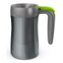 Cana termos din otel inoxidabil cu pereti dubli Contigo Fulton 470 ml gunmetal grey