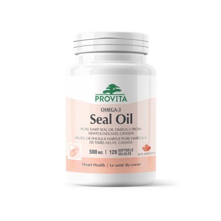 Omega-3 Ulei de foca 500 mg (120 capsule), Provita Nutrition