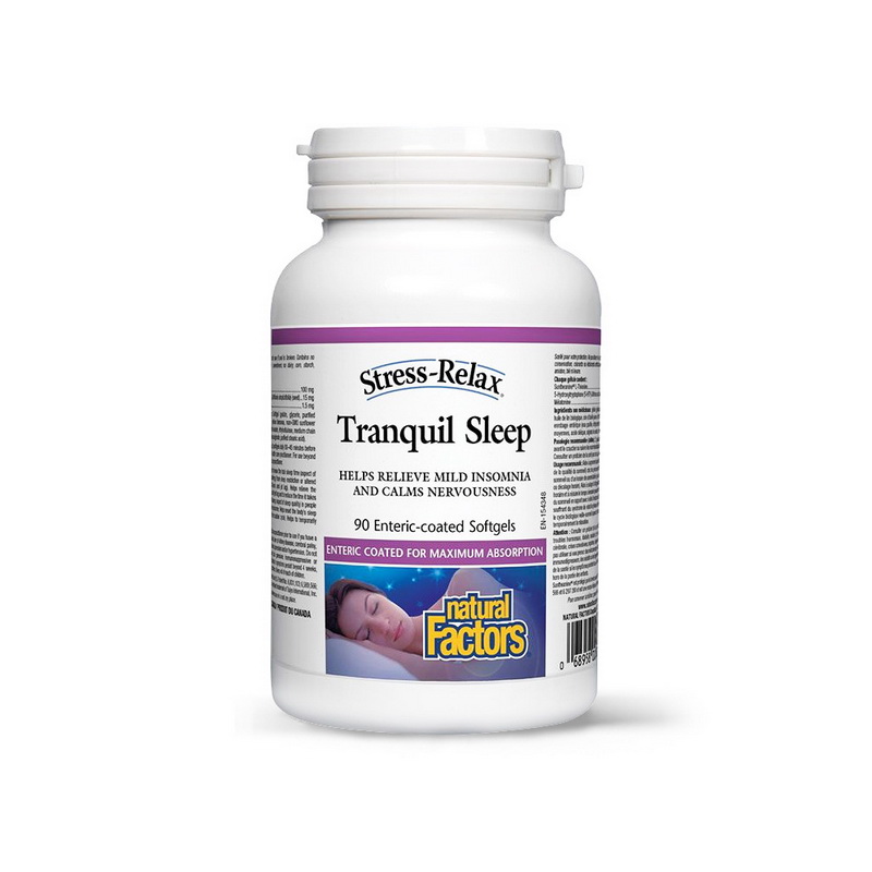 Tranquil Sleep Complex somn linistit (90 capsule), Natural Factors