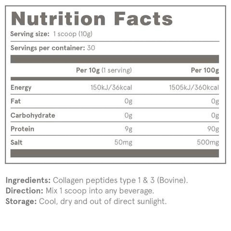 Colagen Hidrolizat Peptide Pur CP1 (300 grame), Puori