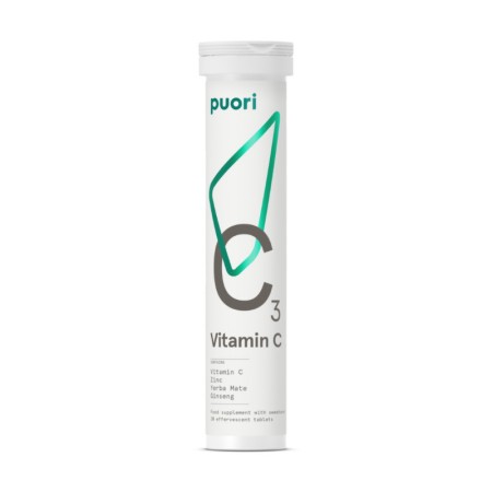 Puori C3 Vitamina C 500mg (20 comprimate efervescente), Puori