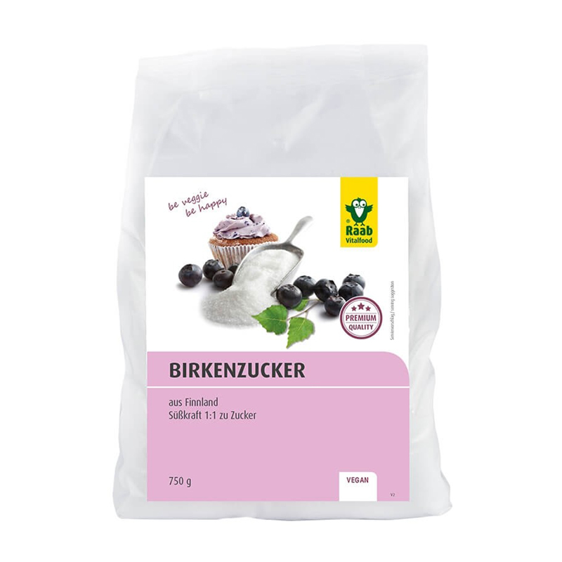 Zahar din mesteacan finlandez premium (750 grame), Raab Vitalfood