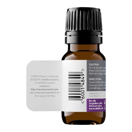 Ulei Esential Lavanda 100% Organic (10 ml), SOiL