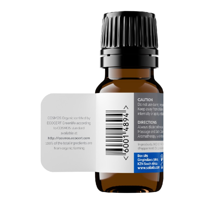 Ulei Esential Menta 100% Organic (10 ml), SOiL