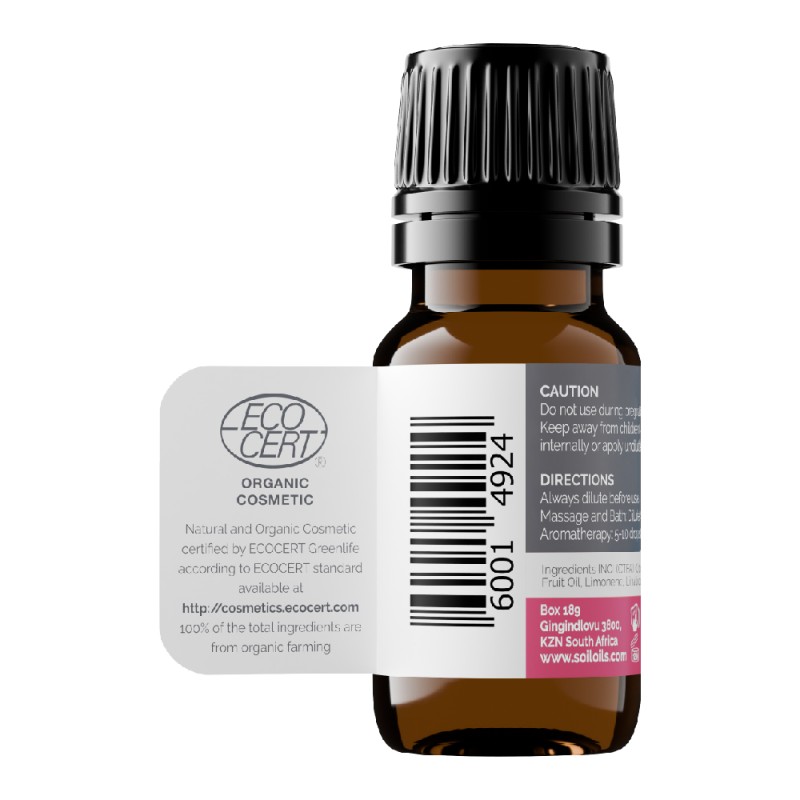 Ulei Esential Bergamota 100% Organic (10 ml), SOiL