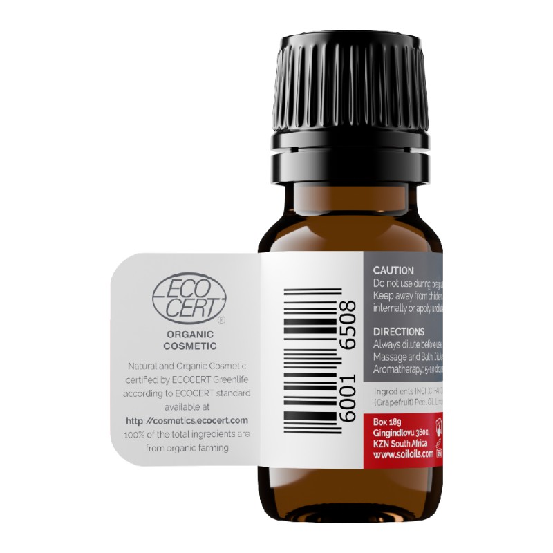Ulei Esential Grapefruit 100% Organic (10 ml), SOiL