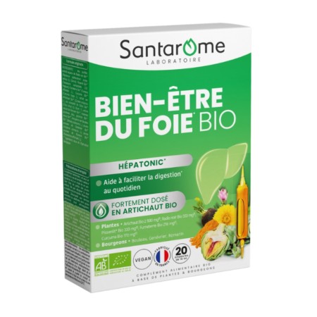 Bien-Etre Du Foie Bio Hepatonic (20 fiole), Santarome