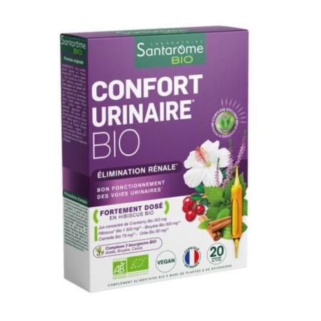 Confort Urinaire Bio (20 fiole), Santarome