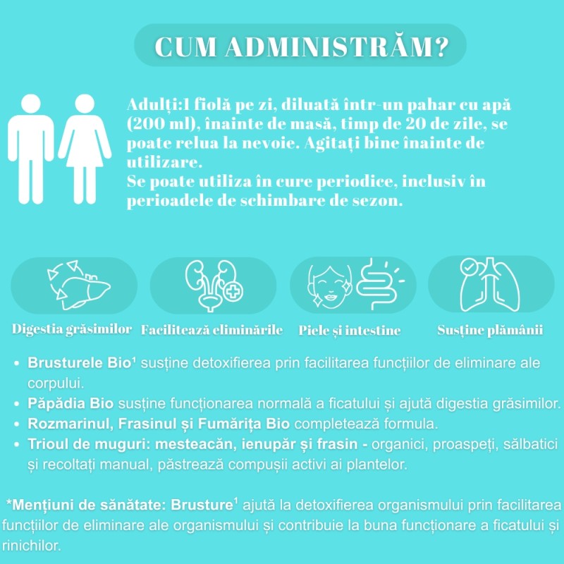 Detox Bio (20 fiole), Santarome