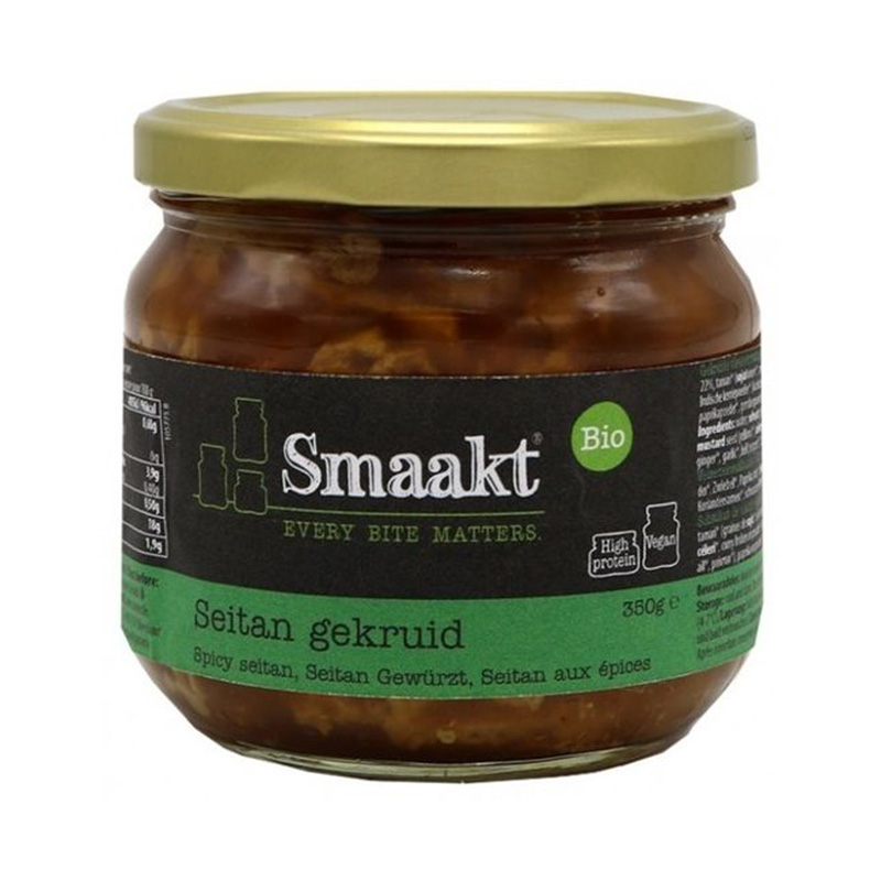 Seitan picant bio (350 grame), Smaakt