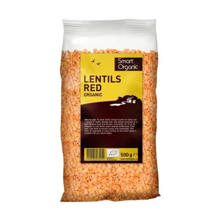 Linte rosie eco (500 grame), Smart Organic