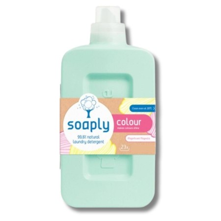 Detergent pentru rufe colorate cu 99.8% ingrediente naturale Magnificent Magnolia  (1L), Soaply