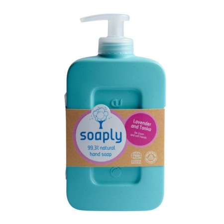 Sapun ecologic lichid pentru maini cu 100% ingrediente naturale, Lavanda si Tonka (300ml), Soaply