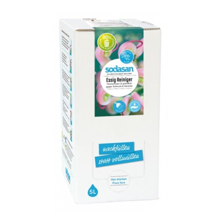 Solutie bio universala de curatare cu otet (5 litri), Sodasan