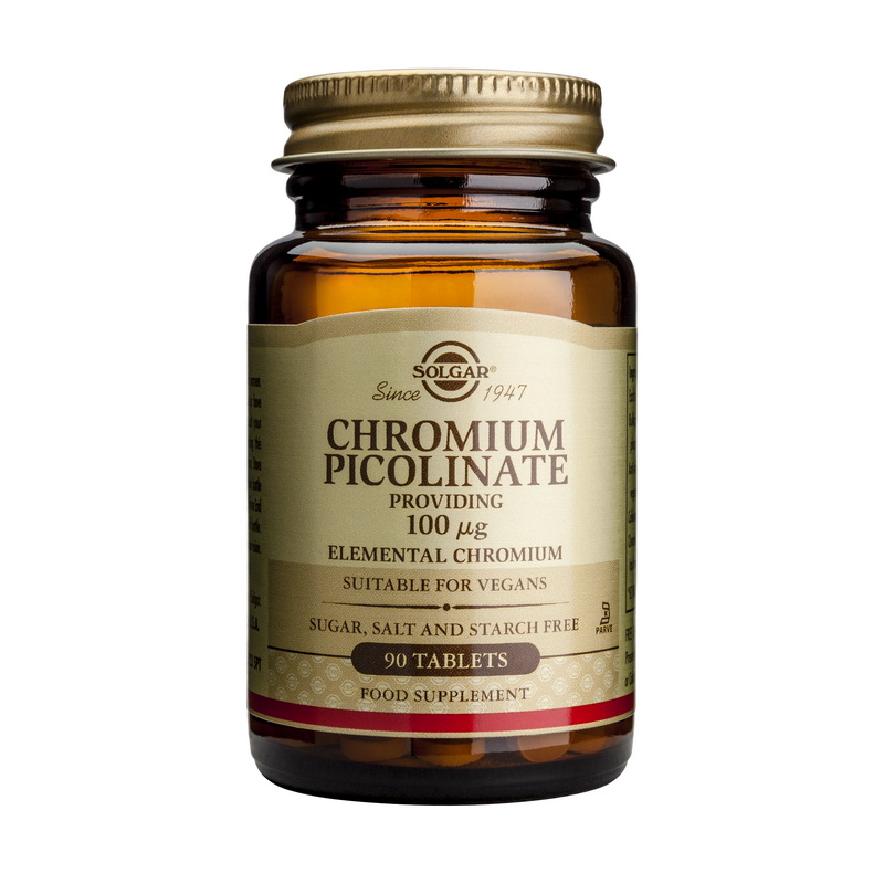 Chromium Picolinate 100mg (90 tablete), Solgar