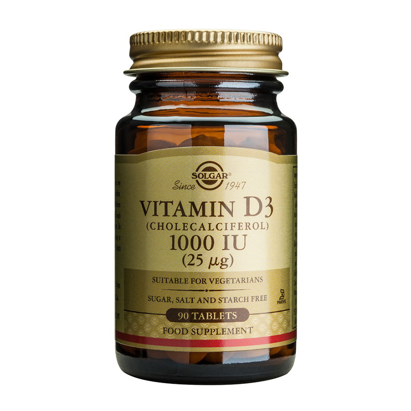 Vitamin D3 1000IU (90 tablete), Solgar