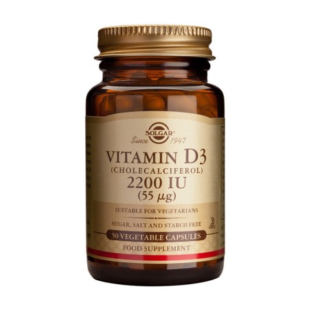 Vitamin D3 2200IU (50 capsule), Solgar