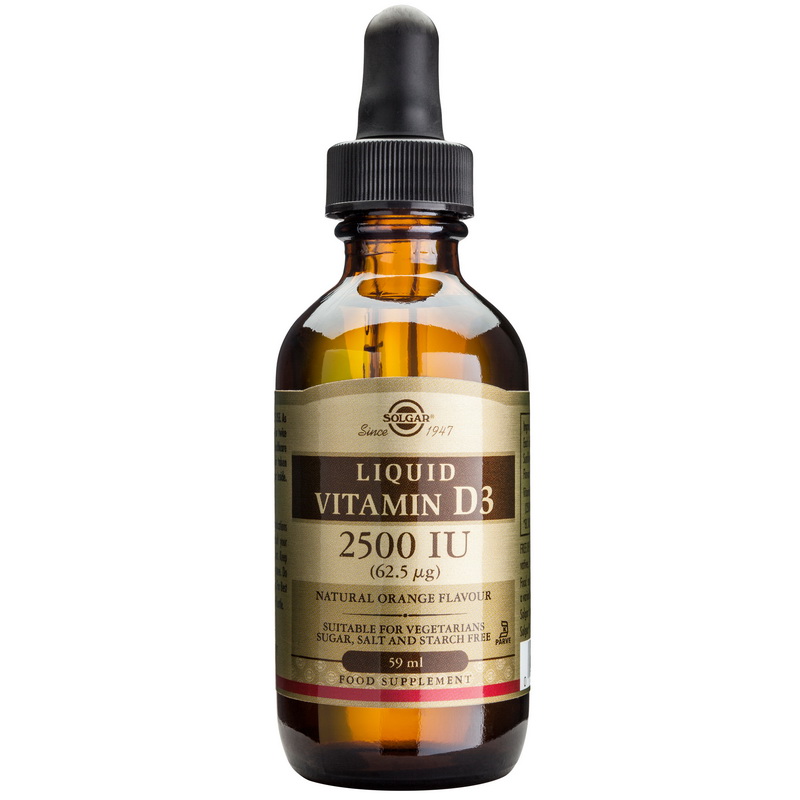 Vitamin D3 2500IU (59ml), Solgar