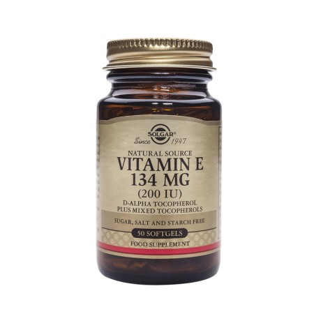 Vitamin E 200IU (50 capsule), Solgar