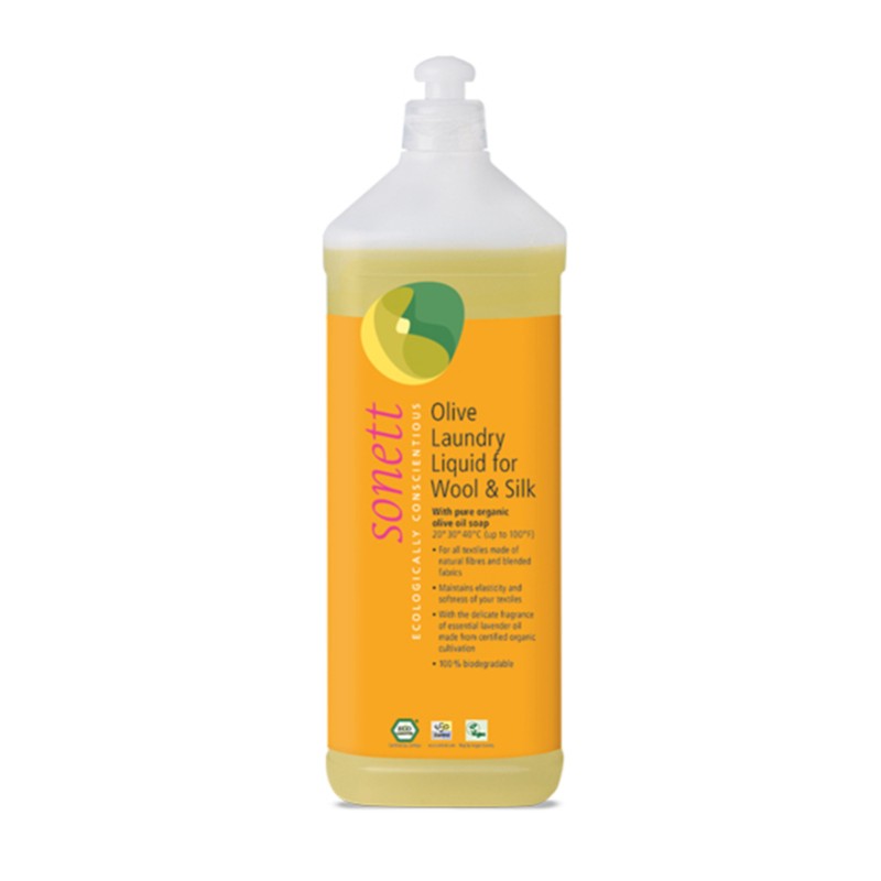 Detergent ecologic lichid pentru lana si matase (1 litru), Sonett