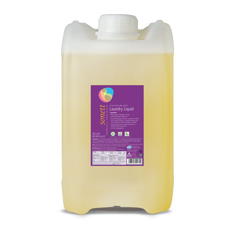 Detergent ecologic lichid pentru rufe albe si colorate lavanda (5 litri), Sonett