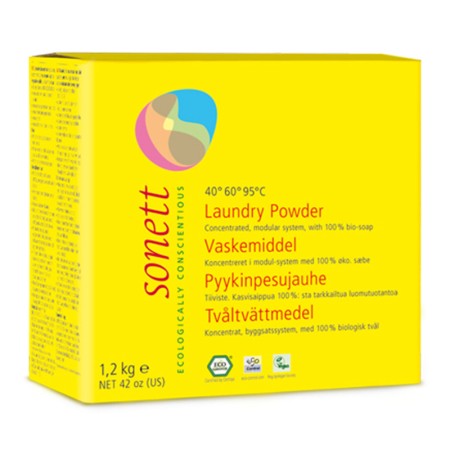 Detergent ecologic praf pentru rufe (1.2 kg), Sonett