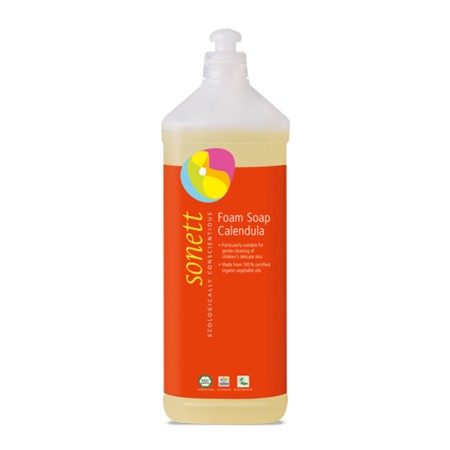 Sapun lichid ecologic spumant cu galbenele pentru copii (1 litru), Sonett