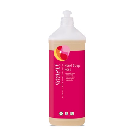Sapun lichid ecologic trandafiri (1 litru), Sonett