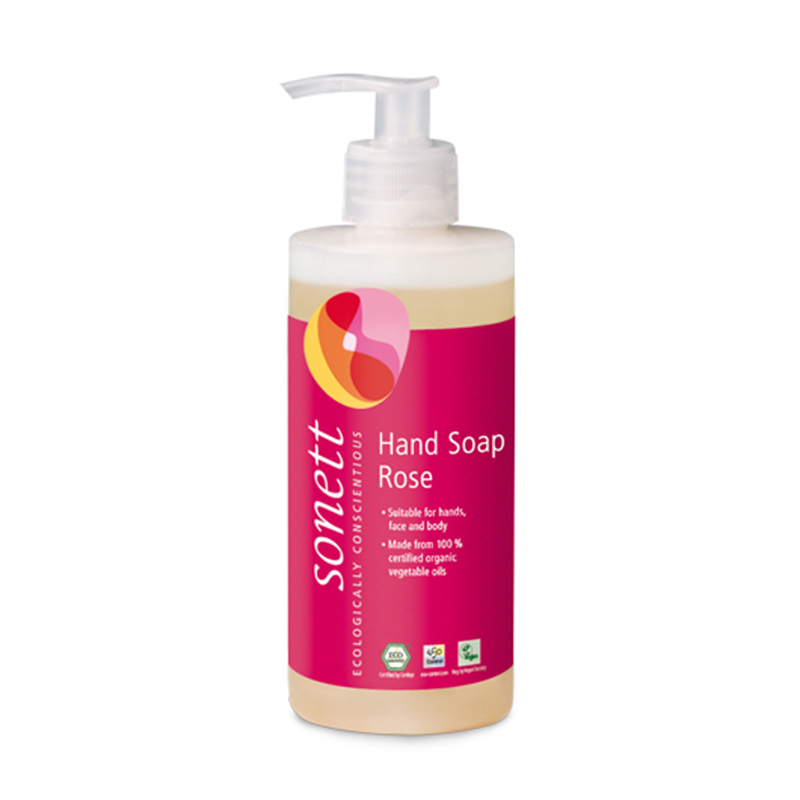 Sapun lichid ecologic trandafiri (300 ml), Sonett