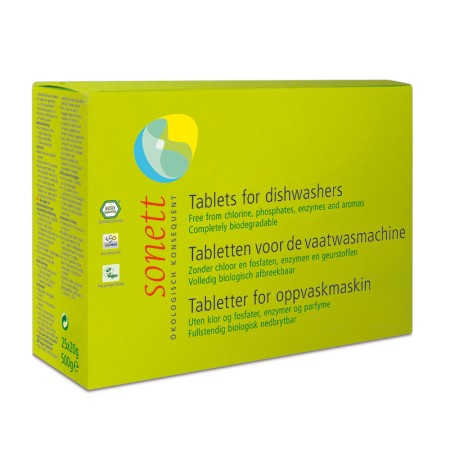 Tablete ecologice pentru masina de spalat vase (500 grame), Sonett