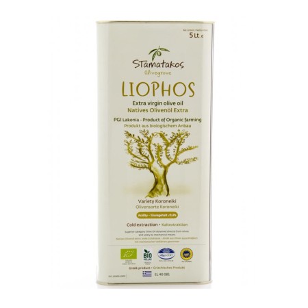 Ulei de masline extravirgin Liophos bio (5 litri), Stamatakos