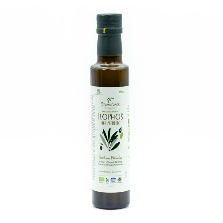 Ulei de masline extravirgin Liophos High Phenolic eco (250 ml), Stamatakos