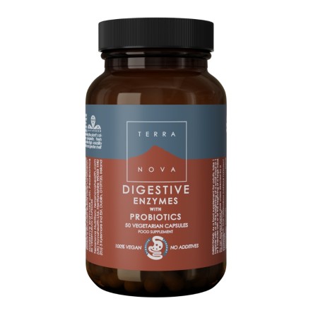 Digestive Enzymes & Probiotics (50 capsule), Terranova