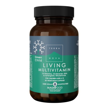 Multivitamine Green Child Living (50 capsule), Terranova