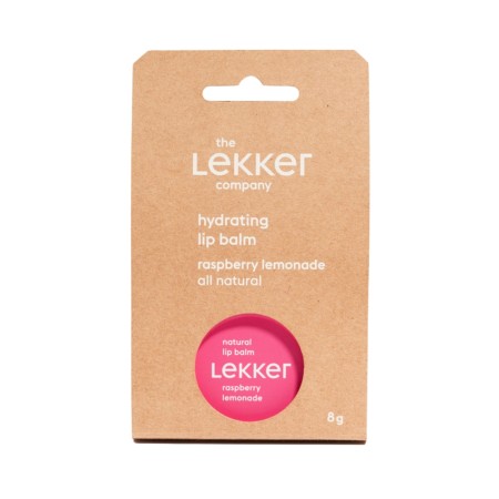 Balsam de buze cu zmeura si limonada (8 grame), The Lekker Company